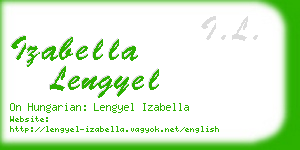 izabella lengyel business card